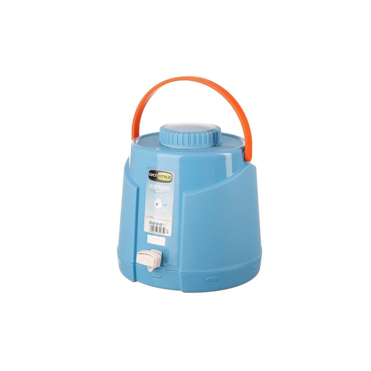GIO' STYLE FIESTA 5 DISPENSER EROGATORE THERMOS PORTATILE ACQUA O BEVANDE CALDE E FREDDE IN POLIURETANO