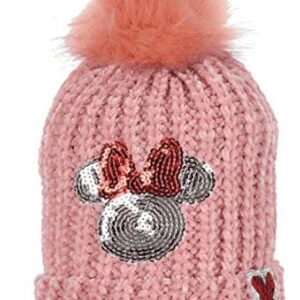 DISNEY CAPPELLINO MINNIE IN CINIGLIA CON POMPON ROSA
