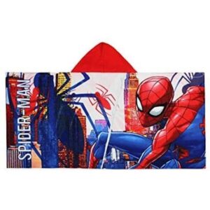 MARVEL SPIDER-MAN PONCHO COLORE ROSSO TAGLIA UNICA