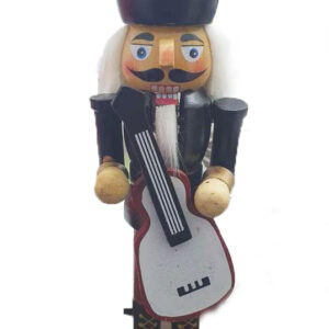 SCHIACCIANOCI NATALIZIO MUSICISTA IN LEGNO 25 CM