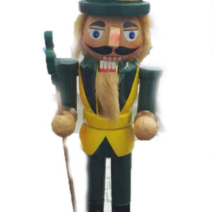 SCHIACCIANOCI NATALIZIO PORTAFORTUNA IN LEGNO 25 CM