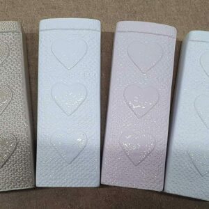 UMIDIFICATORE IN CERAMICA 7x17x10,5 CM EFFETTO MAGLIONE CON GANCIO SET 4 PZ
