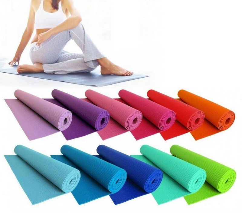 TAPPETINO FITNESS YOGA COLORI ASSORTITI 173x61 CM - immagine 2