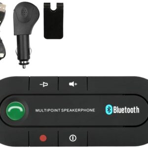 KIT BLUETOOTH VIVAVOCE PER AUTO UNIVERSALE SPEAKER SMARTPHONE TABLET CELLULARE