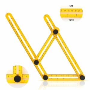 RIGHELLO METRO MISURATORE MULTI-ANGOLO DI PRECISIONE RIGHELLO ANGOLARE