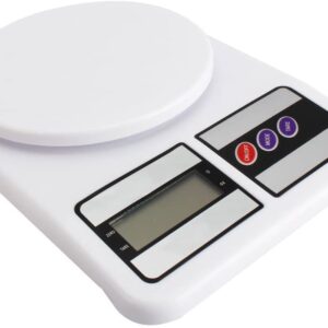 BILANCIA DA CUCINA DIGITALE LCD 7KG INTERRUTTORE A PULSANTE PRECISIONE 1G - PILE INCLUSE