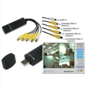 EASYCAP SCHEDA ACQUISIZIONE 4 CANALI USB DVR