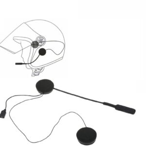 CUFFIE SENZA FILI BLUETOOTH 5.0 PER CASCO MOTO AURICOLARE INTERFONO WIRELESS