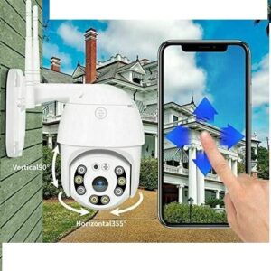 TELECAMERA ESTERNA FULL HD 1080P 2020 WIRELESS IP PTZ PER VIDEOSORVEGLIANZA WIFI