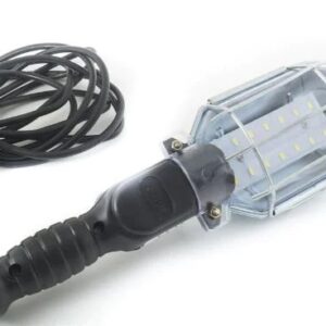 LAMPADA OFFICINA CON INTERRUTTORE ON/OFF GANCIO TORCIA MECCANICO SPINA SHUKO (10 METRI) M85