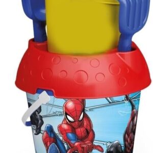 SECCHIELLO MARE SPIDERMAN CON INNAFFIATOIO PALETTA RASTRELLO FORMINA DEL TUO PERSONAGGIO PREFERITO