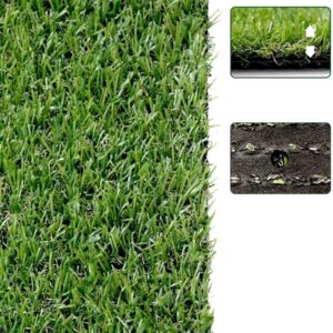 PRATO SINTETICO ROTOLO ERBA ARTIFICIALE REALISTICA GIARDINO TAPPETO ANTI UV ATOSSICO DRENANTE IDEALE PER VIALI PISCINA TERRAZZO AREE GIOCHI (25 X 1 MT)