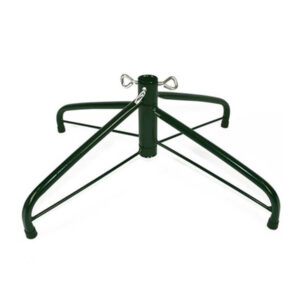 Base Per Albero Di Natale A Croce In Metallo 45cm Richiudibile Pieghevole Verde