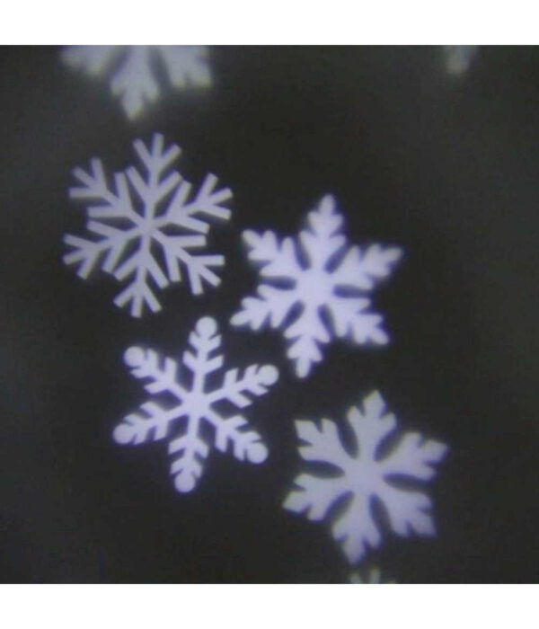 Proiettore Laser Led Rgb Natale Esterno Giochi Luce Fiocchi Di Neve Bianco - immagine 2