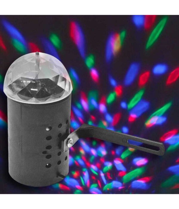 Proiettore Laser Natale Luce Lampadina Led Rotante Rgb Effetti Discoteca Feste