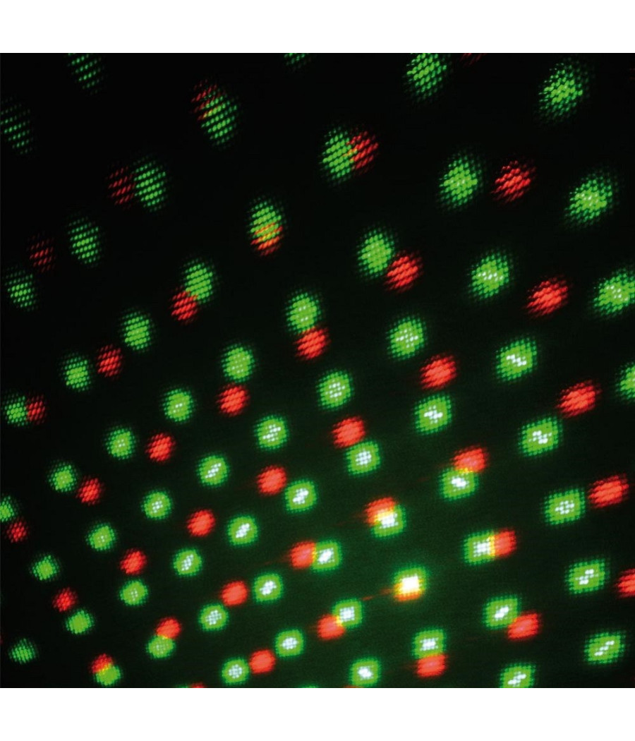 Proiettore Laser Pattern Puntini Colori Rosso E Verde Uso Interno Distanza 5 Mt - immagine 2