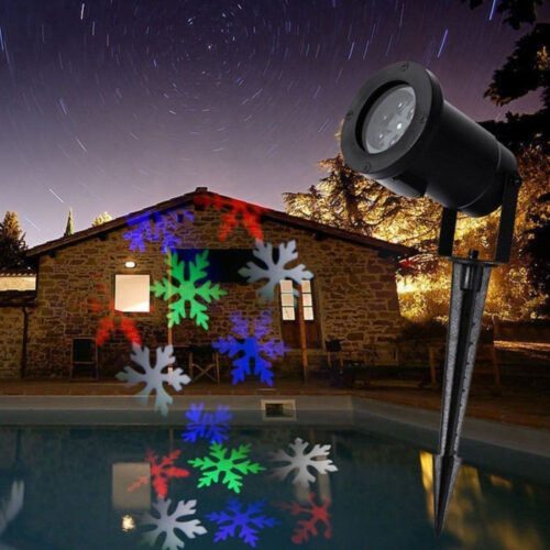 Proiettore Luci Natale Per Esterno 2016 Disegni Figure Picchetto Addobbi