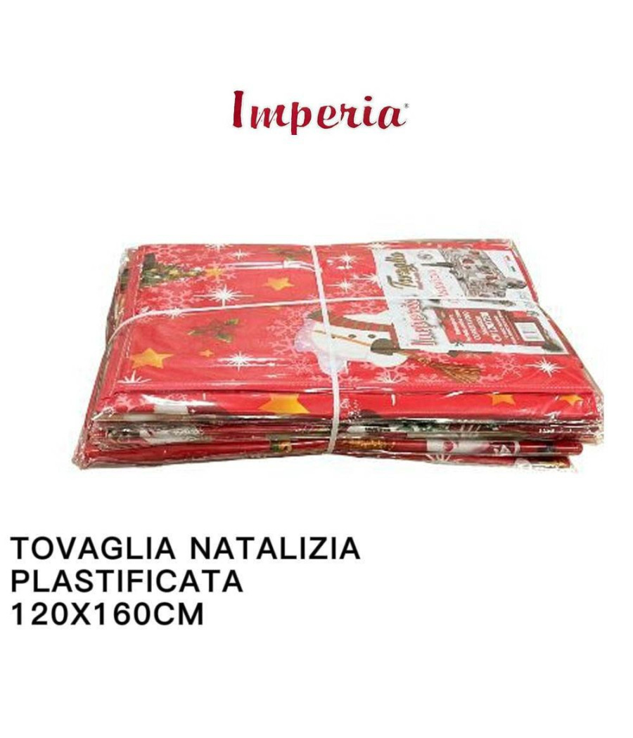 Tovaglia Copritavolo Natale Plastificata Antimacchia Varie Fantasie Mis. 120*160 - immagine 2