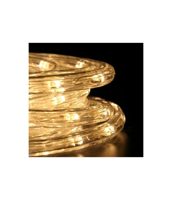 Tubo Luminoso 216 Led Bianco Caldo 10 Mt 3vie Uso Interno/esterno + Controller - immagine 3