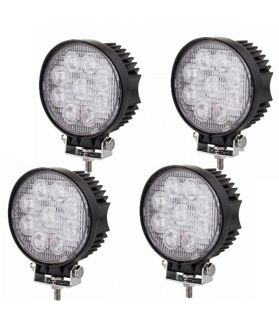 4 X 27w Led Luce Faro Lampada Da Lavoro Faretto Auto Camion Jeep Suv 12v 24v