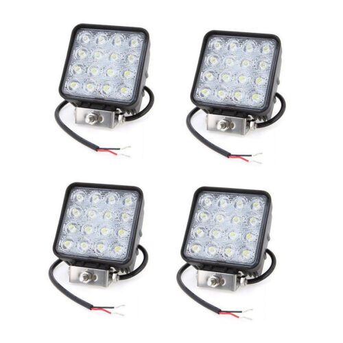 4x 48w Led Luce Faro Lampada Da Lavoro Faretto Auto Barca Camion Klw Suv 12v 24v