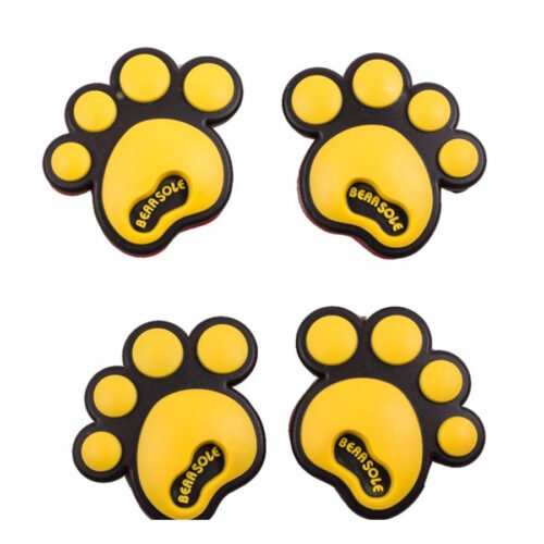 Adesivo 3d Decorazione Decalcomanie Per Auto Sticker 4 Pz Zampe Cane Cucciolo
