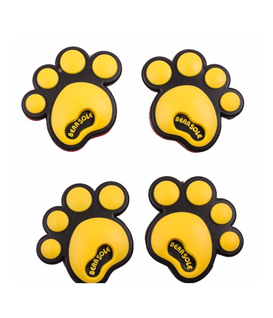 Adesivo 3d Decorazione Decalcomanie Per Auto Sticker 4 Pz Zampe Cane Cucciolo