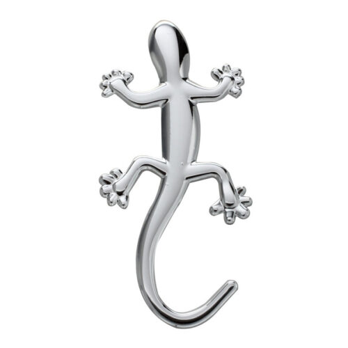 Adesivo Decorazione 3d In Pvc Cromato Per Auto Figura Stemma Geco Geko Sticker