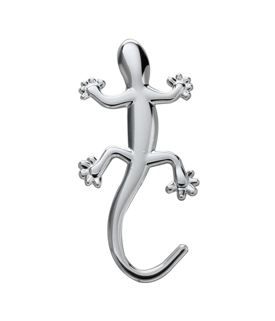 Adesivo Decorazione 3d In Pvc Cromato Per Auto Figura Stemma Geco Geko Sticker