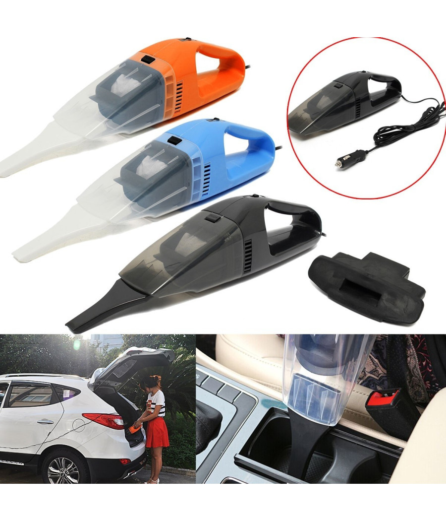 Aspirapolvere Aspira Polvere Per Auto Palmare A 12v 100w Con Becco Trasparente
