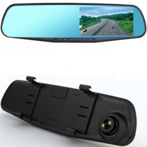 Auto Rearview Specchietto Dvr Telecamera Full Hd 1080p 4.3 "lcd Con Retro Cam