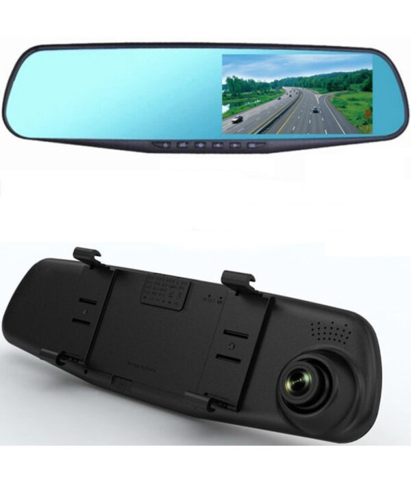 Auto Rearview Specchietto Dvr Telecamera Full Hd 1080p 4.3 "lcd Con Retro Cam