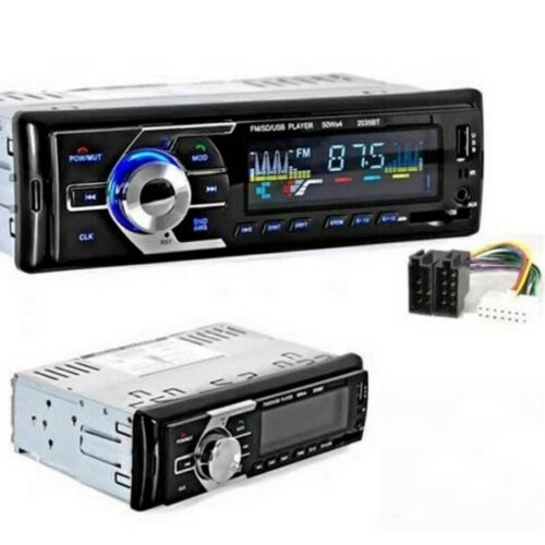 Autoradio Stereo Per Auto Bluetooth Radio Fm Musica Mp3 Sd Usb Mmc Card 2035bt