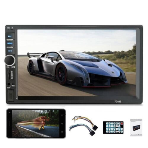 Bluetooth Autoradio 7″ 2 Din Touch Screen Stereo Mp5 Mp3 Media Player 7018b