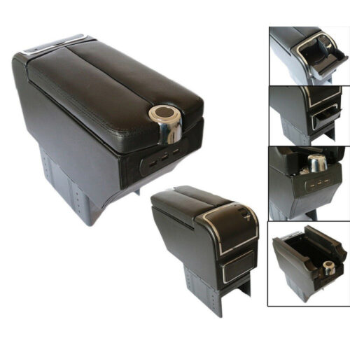 Bracciolo Universale Portaoggetti Auto Posacenere Per Auto 3 Usb Sdoppiatore