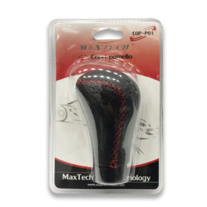 Cambio Universale Pomello Marce Leva Per Auto Camion Cuciture Rosso Maxtech Cop-p01