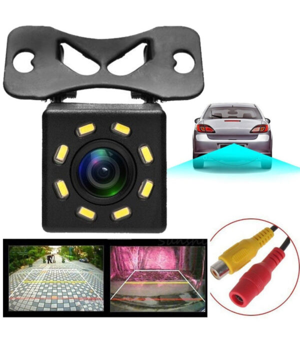 Camera Telecamera Retromarcia Auto Camper 8 Led 170° 420tvl Con Staffa