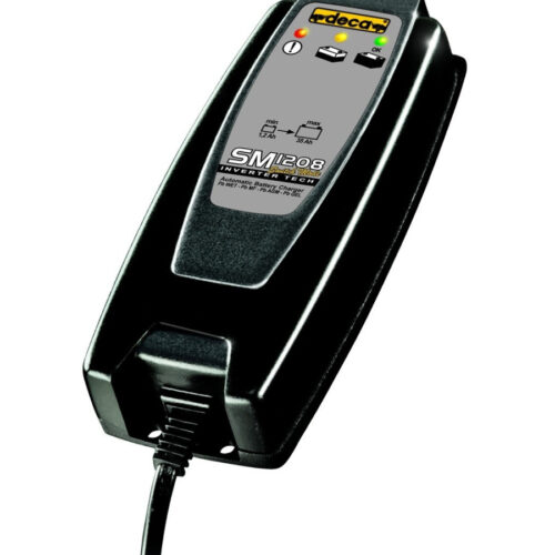 Caricabatterie Automatico Deca 1.2ah A 35ah Sm1208 Inverter 12v Auto E Moto