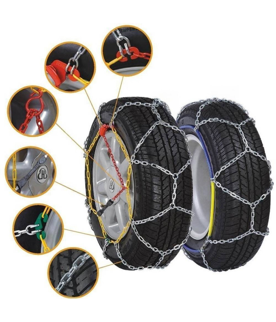 Catene Da Neve Per Auto Gruppo 50 Pneumatici Facili Da Montare Omologate