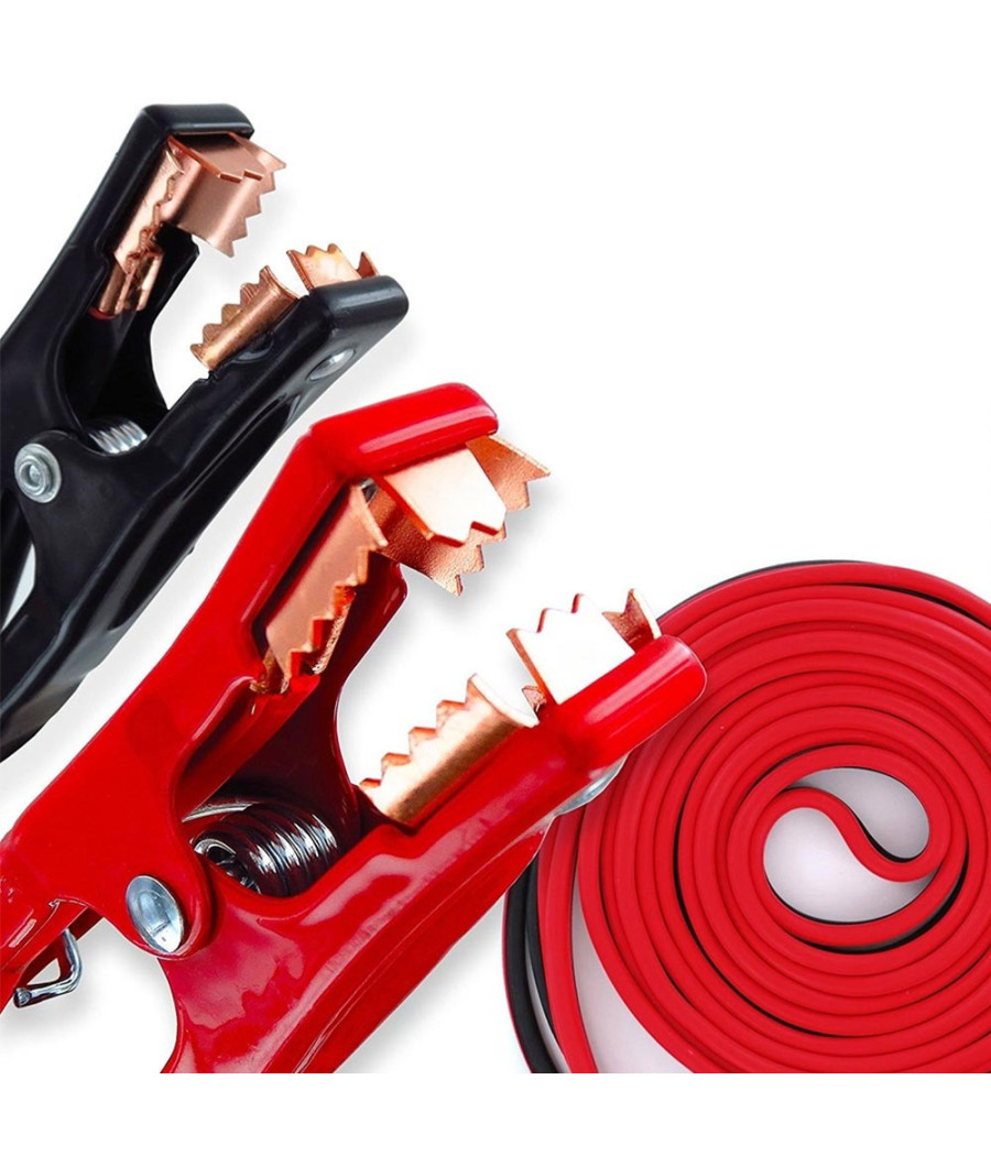 Cavi Collegamento Batteria 500 Amp Jumper Avviamento Auto Camper Camion Moto