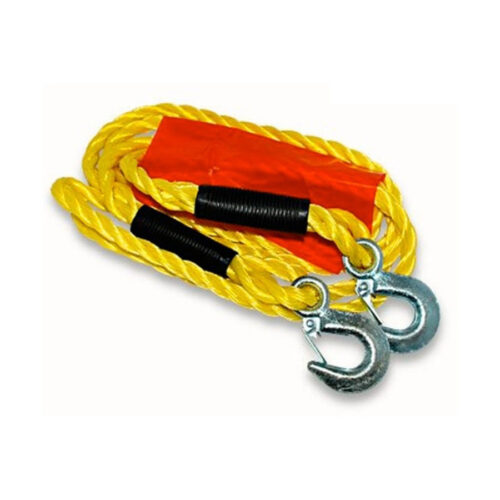 Cavo Da Rimorchio Gancio Traino 4 Mt Corda Emergenza 1800kg Auto Moto Camper