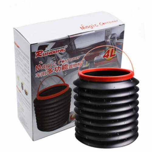 Cestino Contenitore Box Porta Oggetti Per Auto Capacità 4 Lt Pieghevole