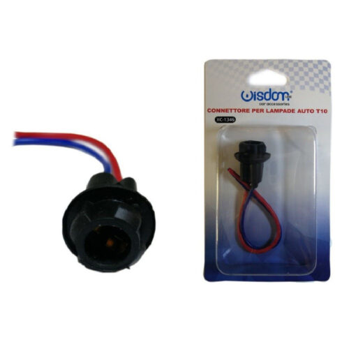 Connettore Lampade Auto T10 Spina Versione W5w Socket W2 1×9 5d Lampade Xc-1346