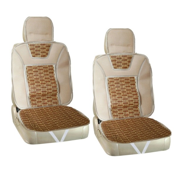 Coppia Coprisedili Schienale Auto Copri Sedile Estivo Anteriore Cardiff Sc-042