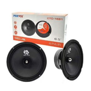 Coppia Di Casse Per Auto Altoparlanti Speaker Woofer 580 Watt 16 Cm Ctc-1681
