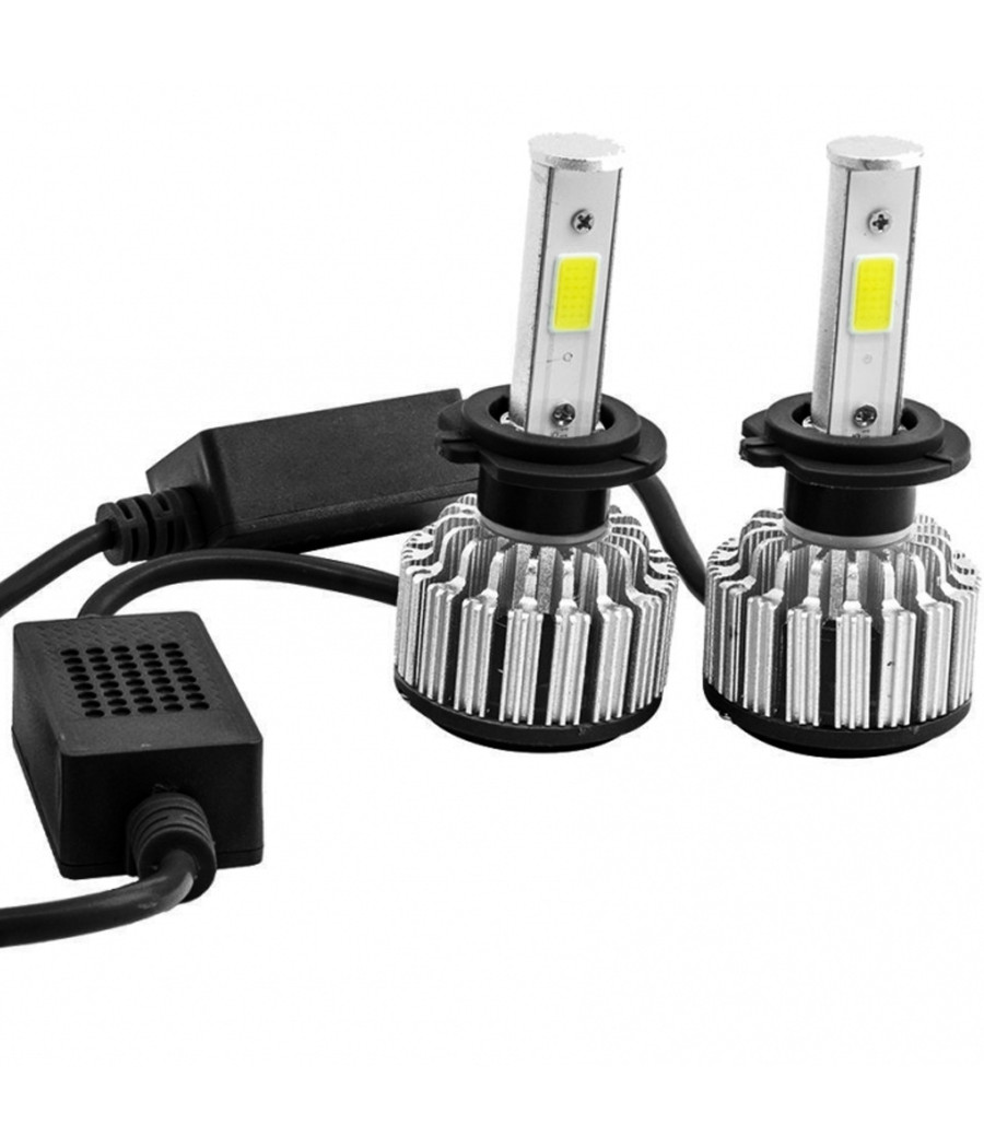 Coppia Lampada 4s Faro Headlight H11 6000k Led28w Bulbi Ricambi Luce Auto Camper