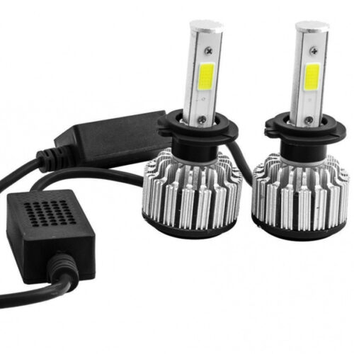 Coppia Lampada 4s Faro Headlight H4 6000k Led 28w Bulbi Ricambi Luce Auto Camper