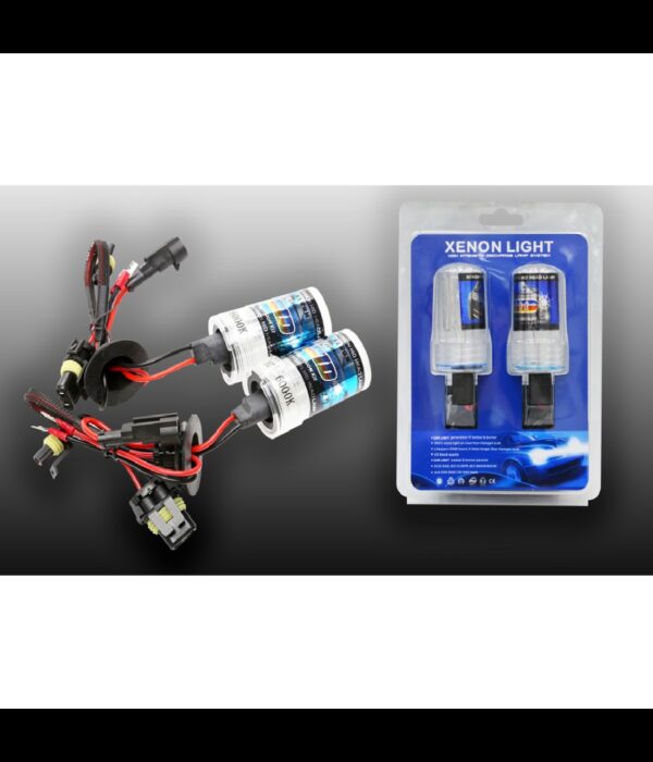 Coppia Lampada H7 55w Ricambio Kit Xenon 6000k Luce Light Maxtech Xenon-55w-h7