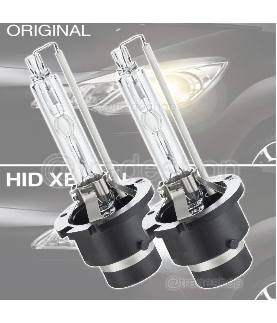 Coppia Lampade Fari Xenon D2s 6000 K Ricambi Xeno Lampadine Audi Mercedes Vw 35w