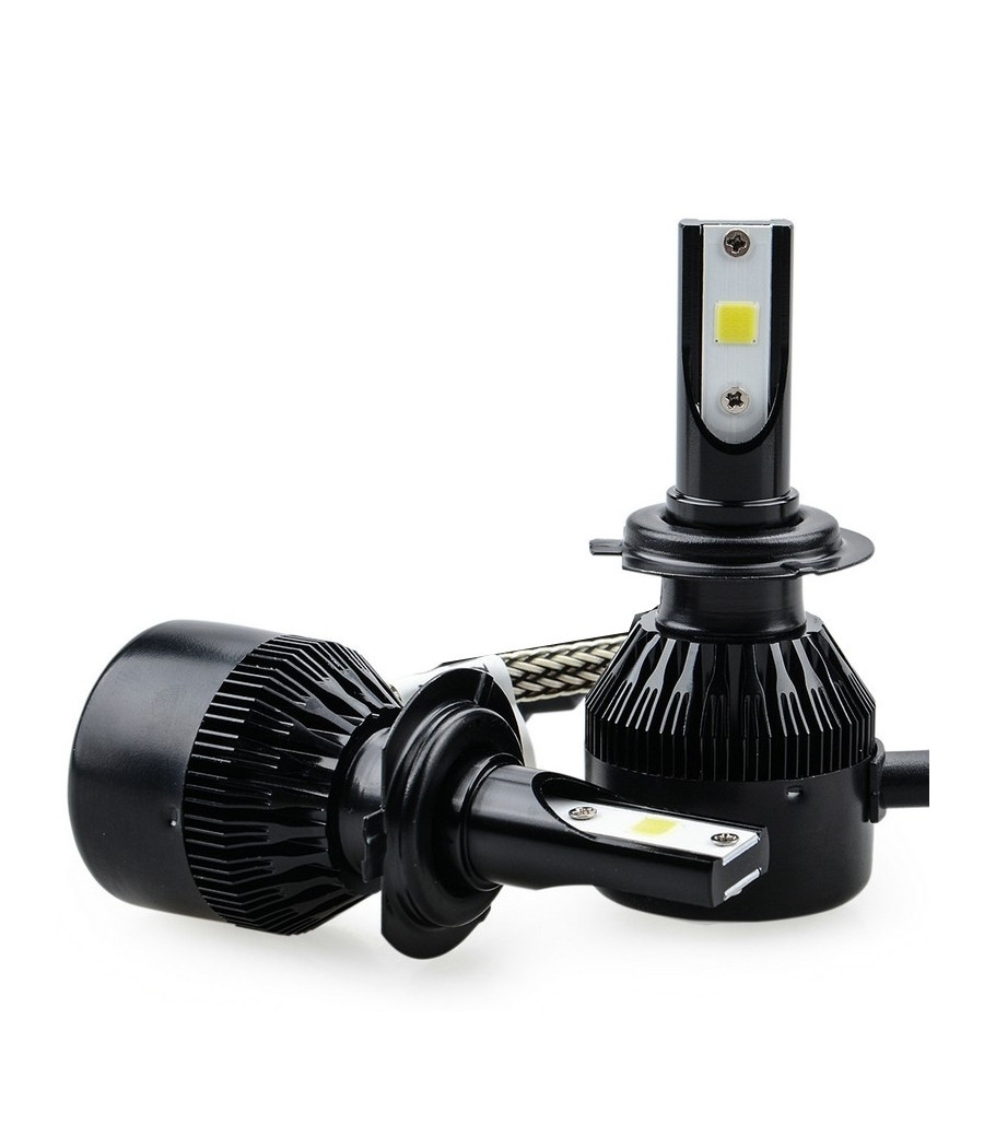 Coppia Lampade Head Light B22 Per Anabbaglianti E Abbaglianti H7 Led Auto Moto